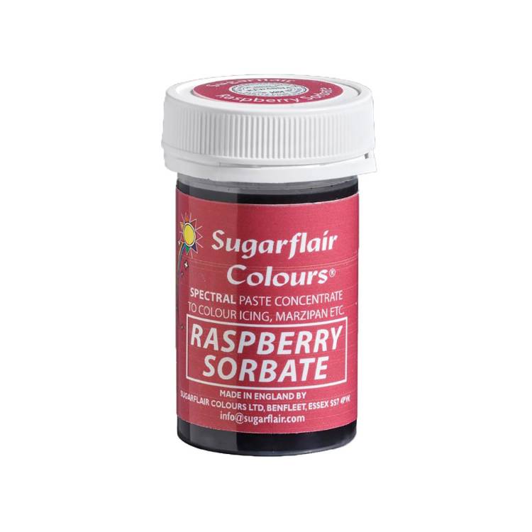 Gelová barva Sugarflair (25 g) Raspberry Sorbate