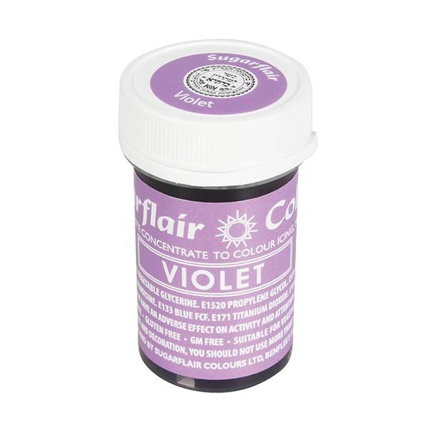 Gelová barva Sugarflair (25 g) Violet
