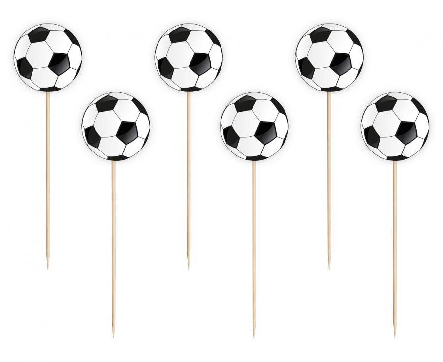 Godan zapichovací dekorace Fotbalové míče (6 ks)