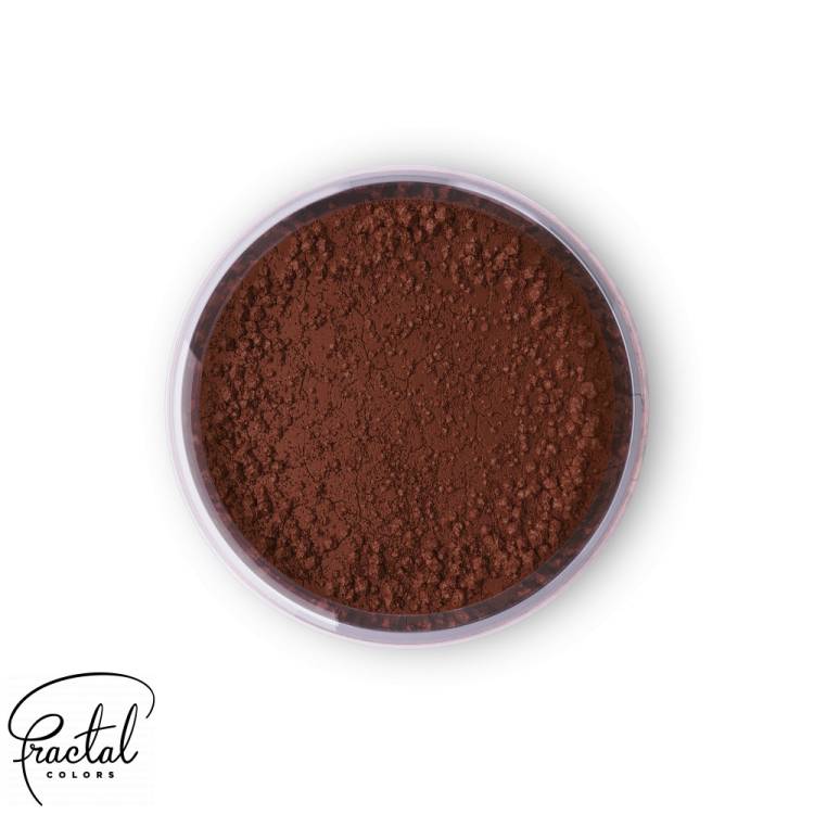 Jedlá prachová barva Fractal - Dark Chocolate (1,5 g)
