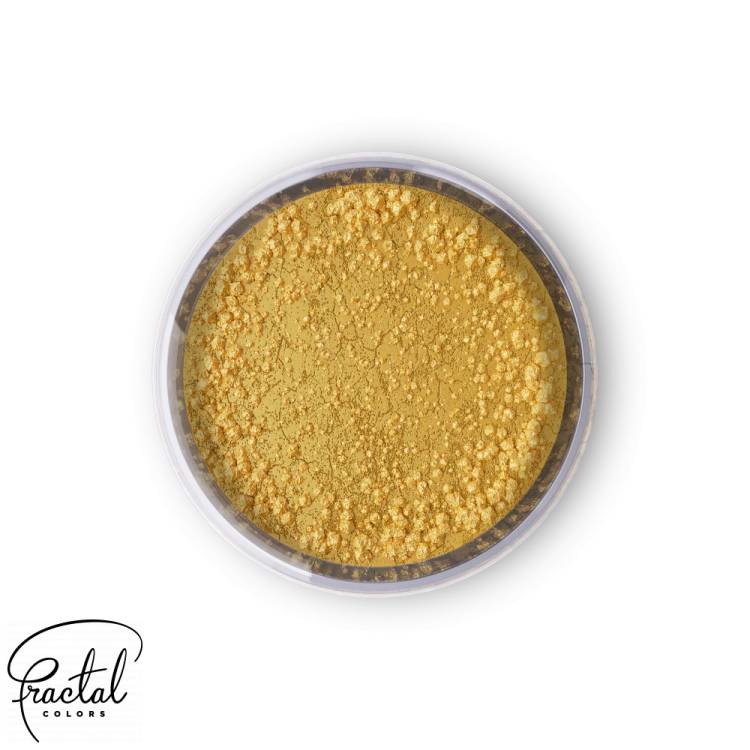 Jedlá prachová barva Fractal - Mustard Yellow (2 g)