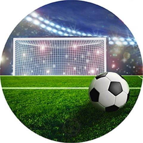 Jedlý obrázek Fotbalová branka s míčem