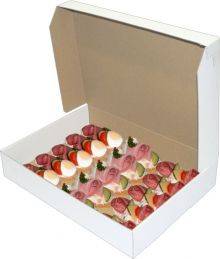 Krabice na 10 ks chlebíčků (43 x 30 x 7,5 cm)