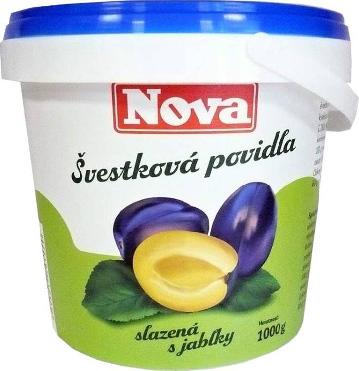 Nova Švestková povidla slazená s jablky (1 kg)