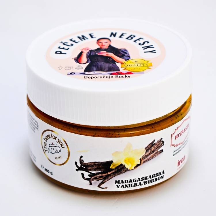 Ochucovací pasta Joypaste Madagaskarská vanilka/Burbon (200 g) Besky edice
