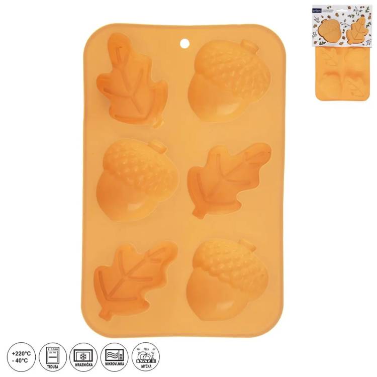 Orion silikonová pečicí forma Podzim (na 6 ks)