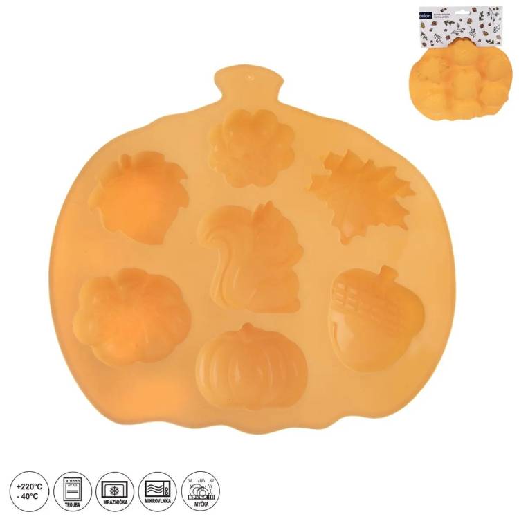 Orion silikonová pečicí forma Podzim (na 7 ks)