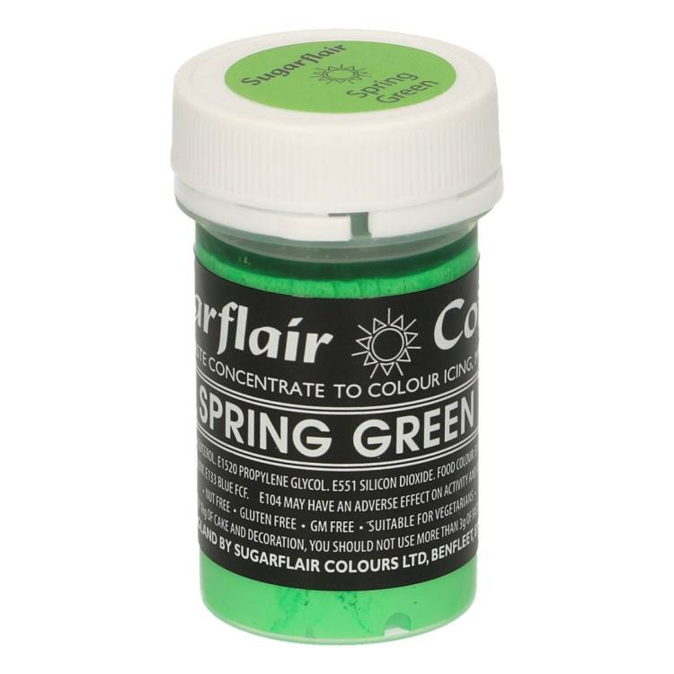 Pastelová gelová barva Sugarflair (25 g) Spring Green