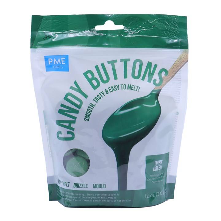 PME Candy Buttons poleva tmavě zelená (340 g)
