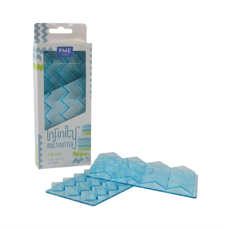 PME sada vykrajovátek Infinity Pásky Zig Zag (2 ks)