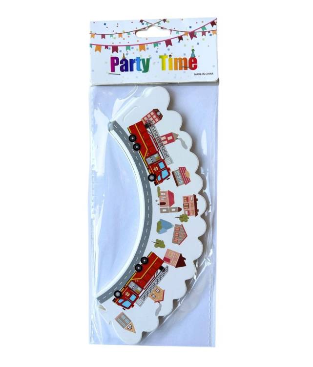 Přebaly na muffiny Hasiči (12 ks)