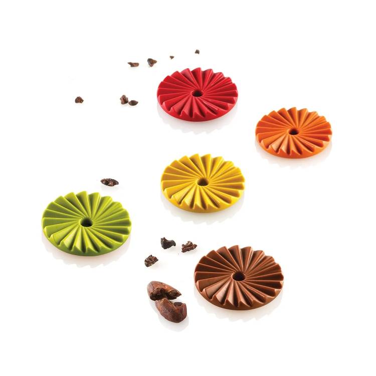 Silikomart silikonová forma na dekorace Plissé 7 ml (na 15 ks)