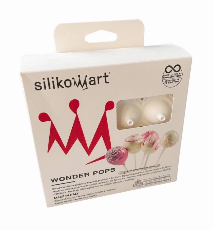 Silikomart Silikonová pečicí forma na Cake Pops (na 16 ks)