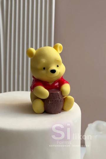 SilikonForms silikonová forma 3D Medvídek s medem
