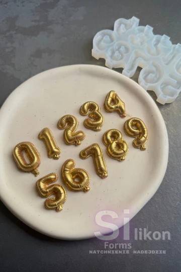 SilikonForms silikonová forma Balónkové číslice