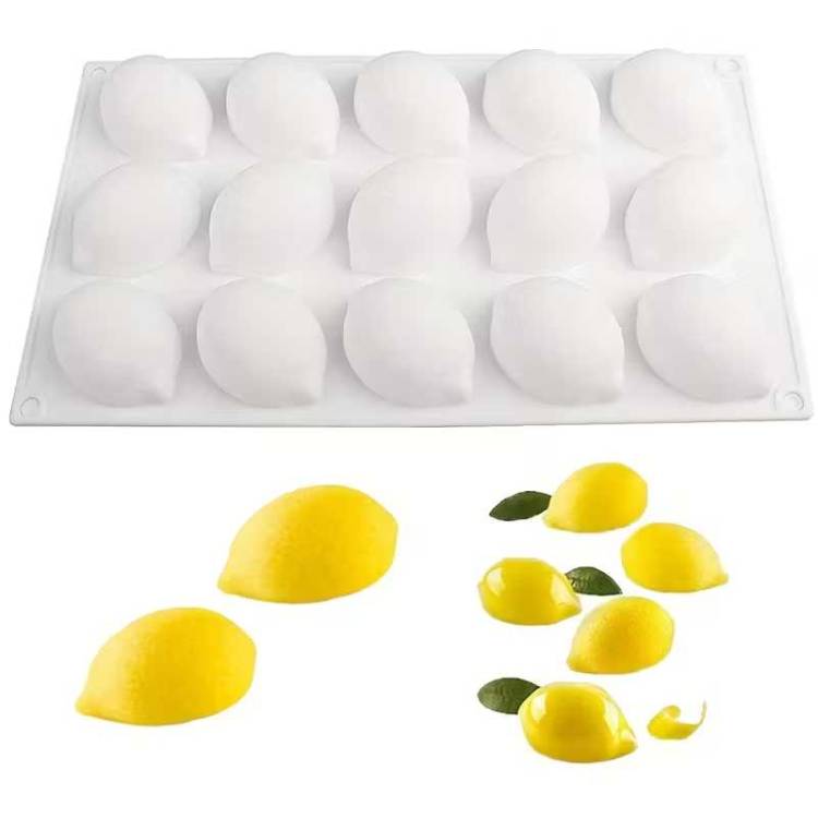 Silikonová forma na pečení/na mražené dezerty Citrony (na 15 ks)