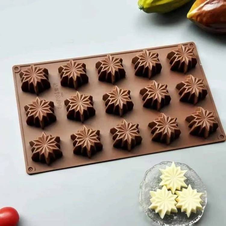 Silikonová forma na pečení/na mražené dezerty Hvězdy (na 15 ks)