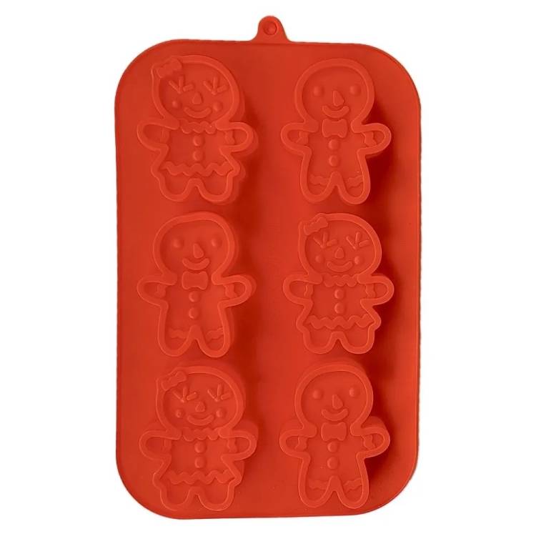 Silikonová forma na pečení/na mražené dezerty Perníčci (na 6 ks)