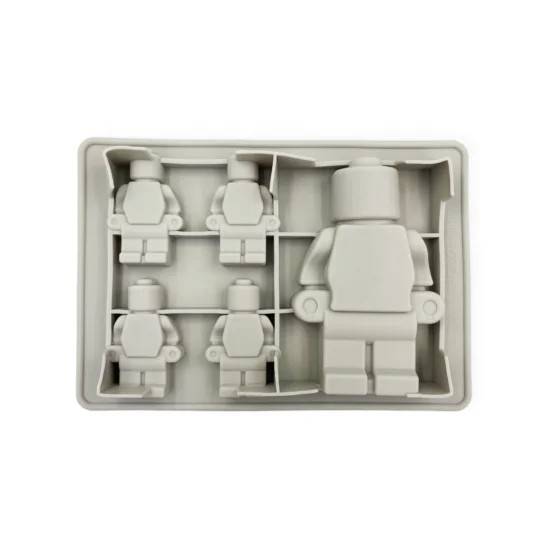 Silikonová forma Stavebnice panáčci (na 5 ks)