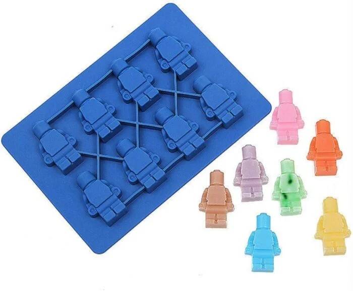 Silikonová forma Stavebnice panáčci (na 8 ks)