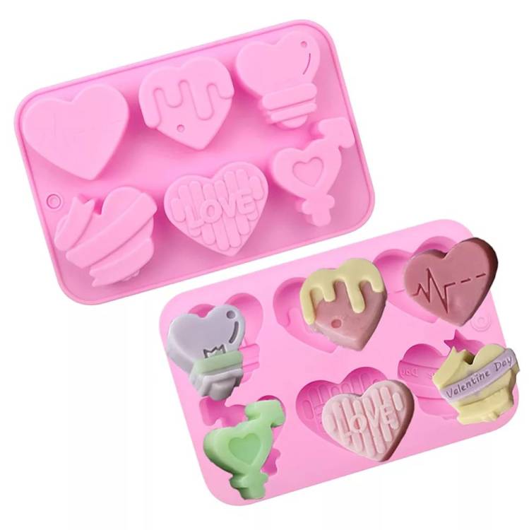 Silikonová pečicí forma Srdíčka