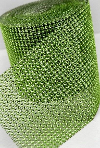 SLEVA 20%! Diamantový pás plastový zelený (5 cm x 3 m)