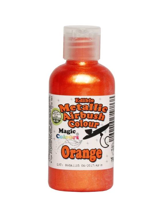 SLEVA 50%! Airbrush barva perleťová Magic Colours (55 ml) Orange Do 12/2022!
