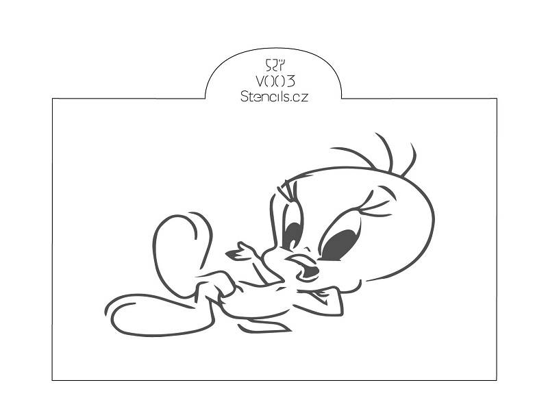 Stencil Tweety