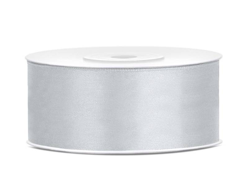 Stříbrná stuha 25 mm x 25 m (1 ks)
