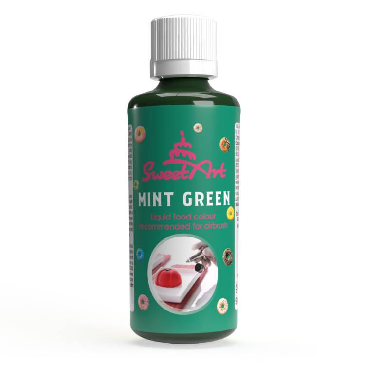 SweetArt airbrush barva tekutá Mint Green (90 ml)