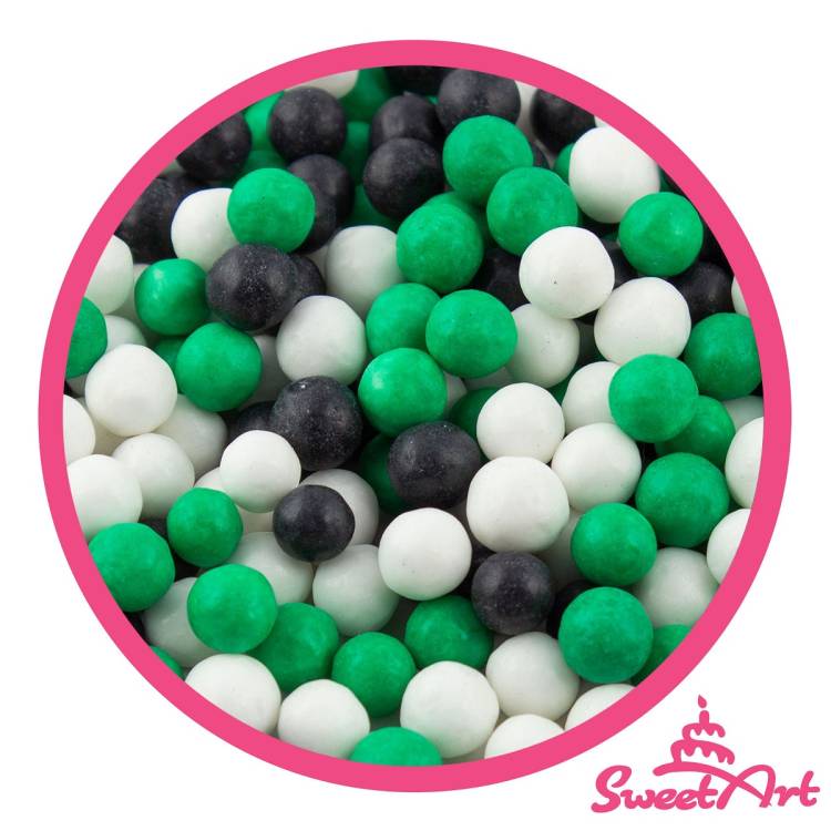 SweetArt cukrové perly Football mix 7 mm (1 kg)