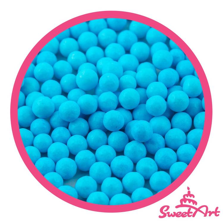 SweetArt cukrové perly nebesky modré 7 mm (1 kg)