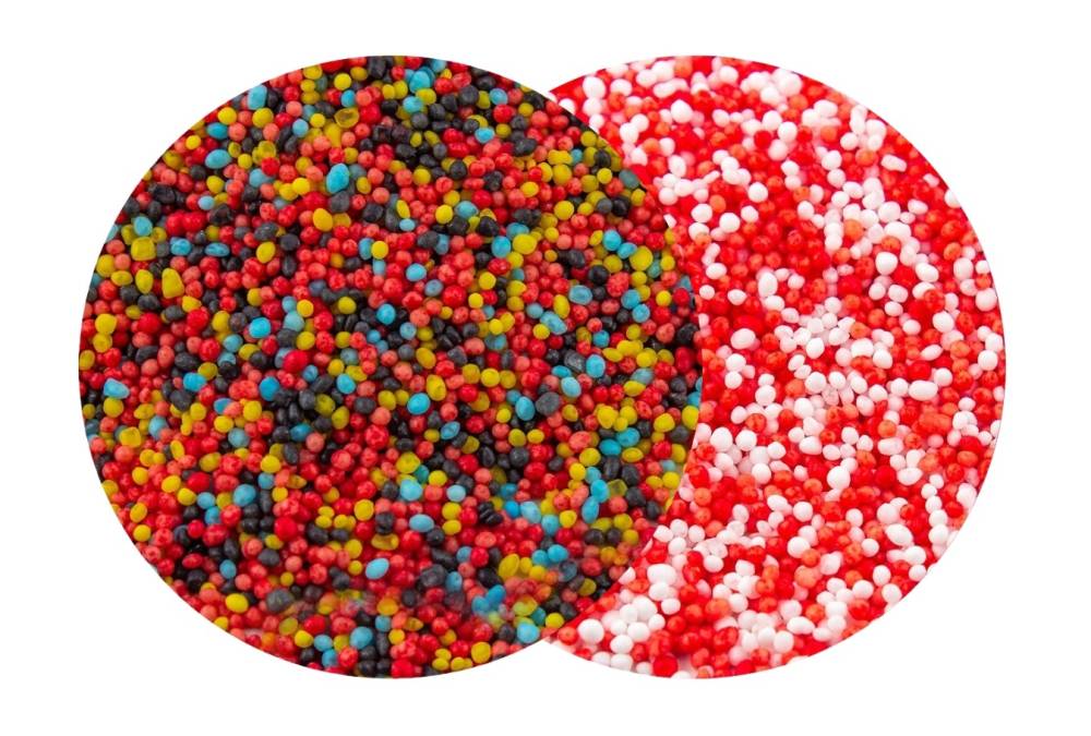 SweetArt cukrový máček červený a bílý a Cars mix (2x90 g) Top sale