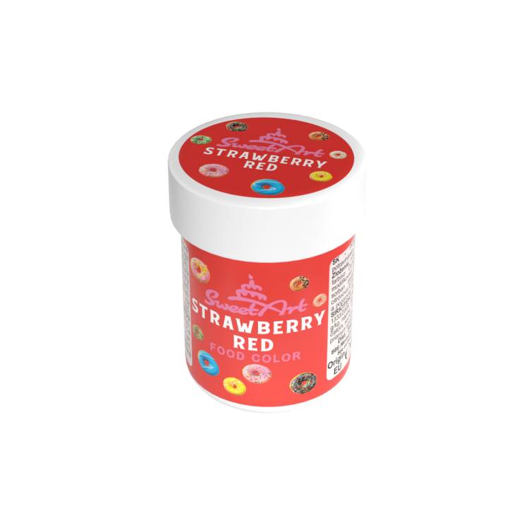 SweetArt gelová barva Strawberry Red (30 g)