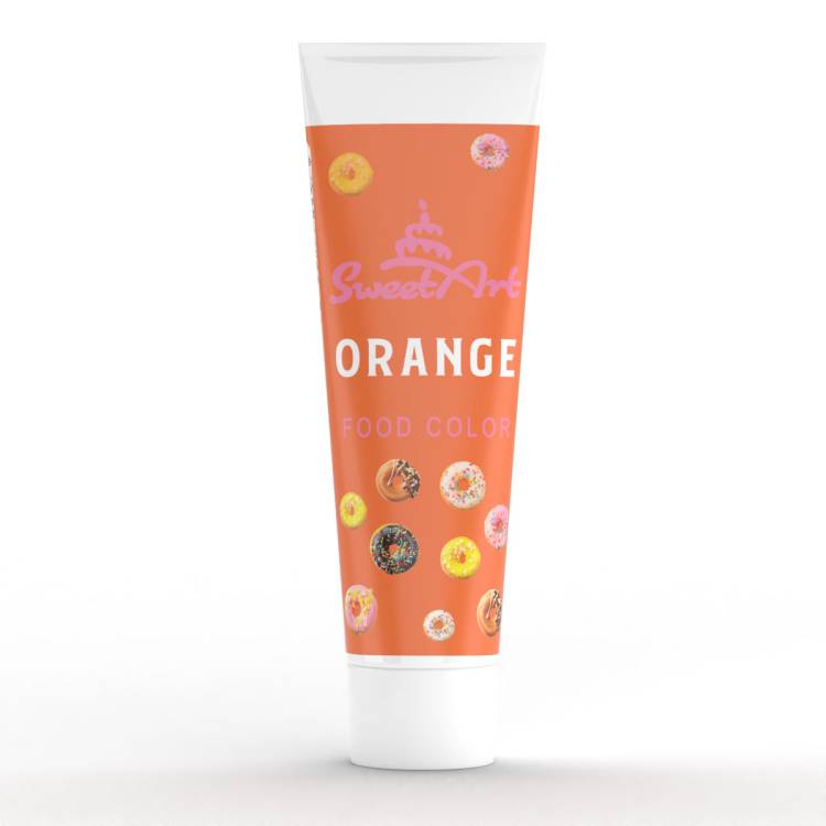 SweetArt gelová barva tuba Orange (30 g)