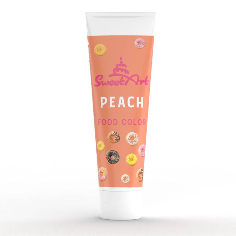 SweetArt gelová barva tuba Peach (30 g)