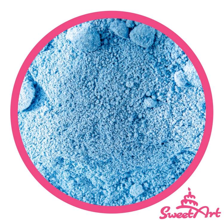 SweetArt jedlá prachová barva Sky Blue nebesky modrá (2,5 g)