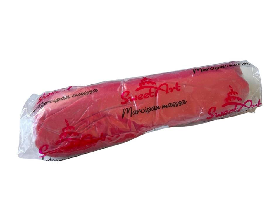 SweetArt Marcipánová hmota červená 15% mandlí (1 kg)
