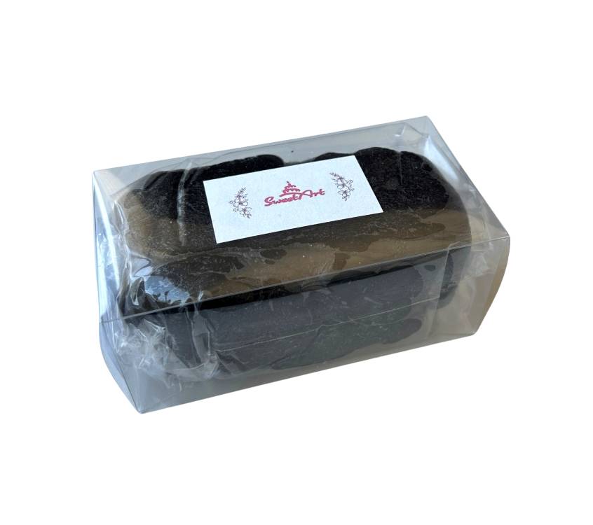 SweetArt potahovací a modelovací hmota vanilková černá (400 g)