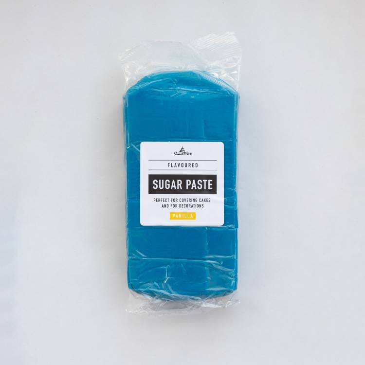 SweetArt potahovací a modelovací hmota vanilková Dark Blue (1 kg)