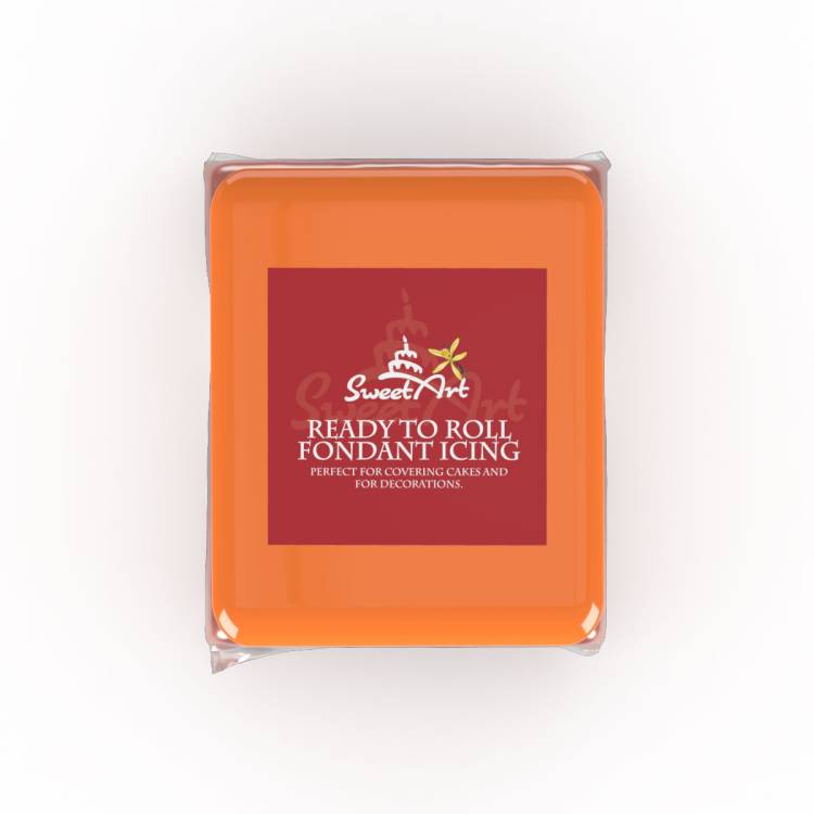 SweetArt potahovací a modelovací hmota vanilková Orange (250 g)