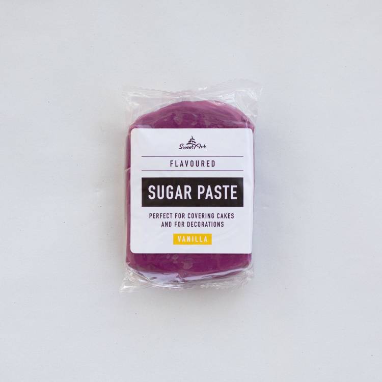 SweetArt potahovací a modelovací hmota vanilková Violet (250 g)