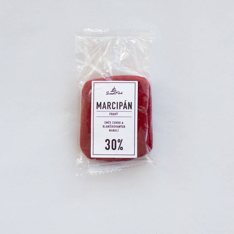 SweetArt Pravý marcipán burgundy 30% mandlí (150 g)