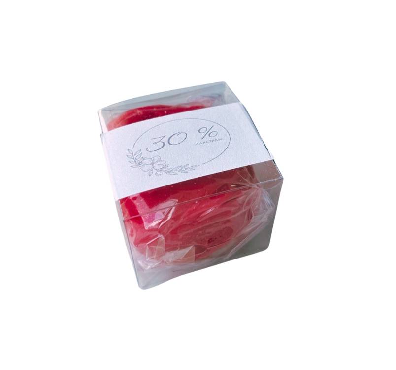 SweetArt Pravý marcipán červený 30% mandlí (100 g)