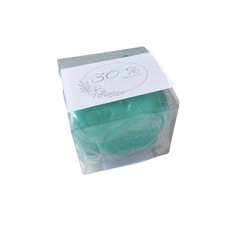 SweetArt Pravý marcipán tyrkysový 30% mandlí (100 g)