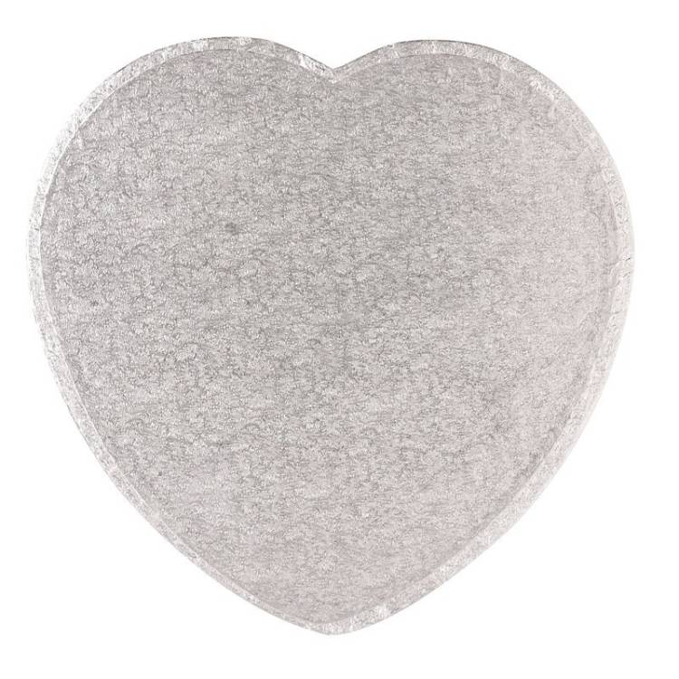 Tác Anglie PEVNÝ stříbrný srdce 30,4 cm 12" (1 ks)