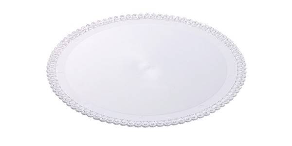 Tác plastový bílý kruh 30 cm (1 ks)