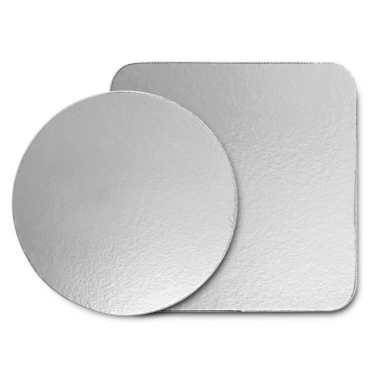 Tác stříbrný pevný rovný kruh s krajkou po obvodu 30 cm (1 ks)