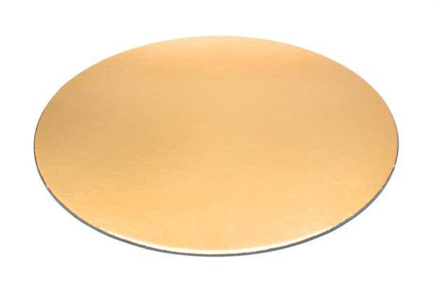 Tác zlatý tenký rovný kruh 20 cm (1 ks)