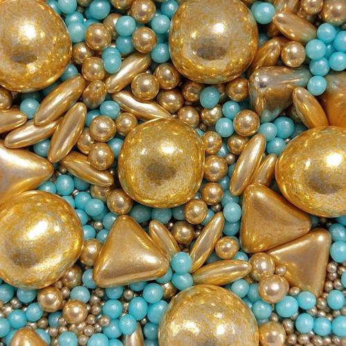 Tasty Me cukrové zdobení modré a zlaté 1001 Nights (75 g)